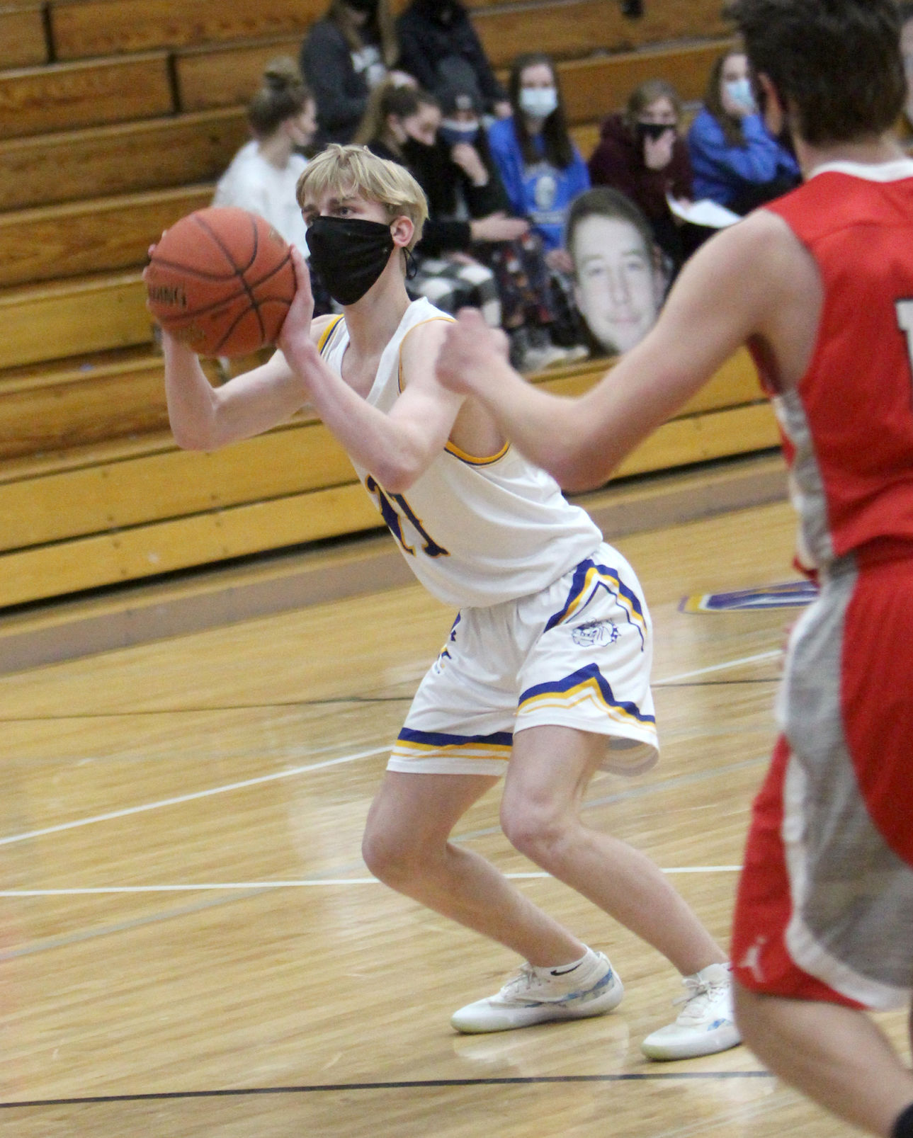 Bruce at McDonell boys basketball 2-19-21